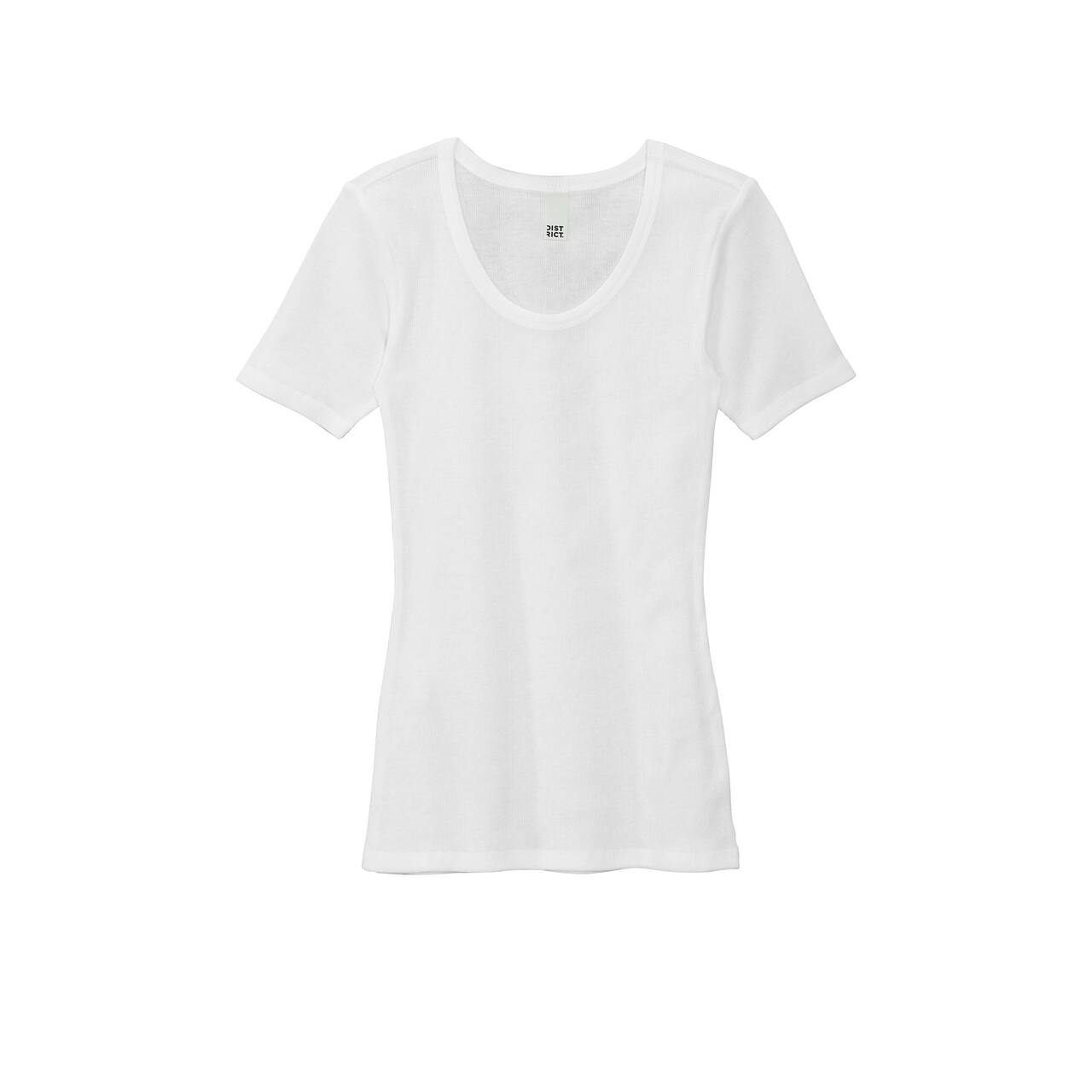 District® V.I.T.™ Women's Rib Scoop Neck T-Shirt